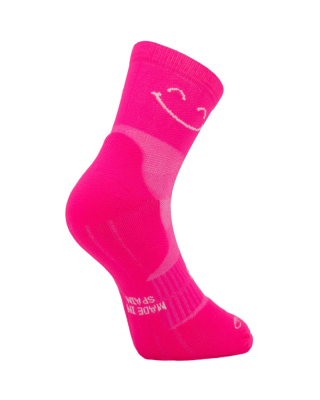 Ponožky SPORCKS Happy Mode Pink - RUNNING SOCKS
